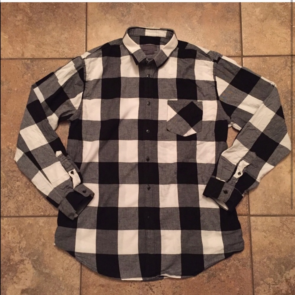 Zara Mens Slim Fit Flannel